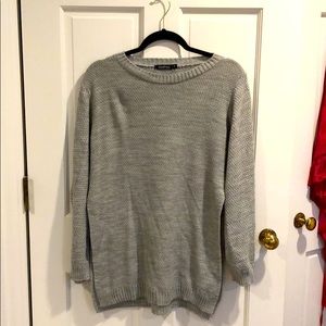 Grey Tunic Sweater